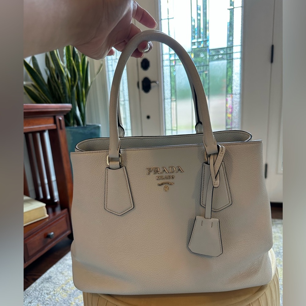 Prada white bag crossbody